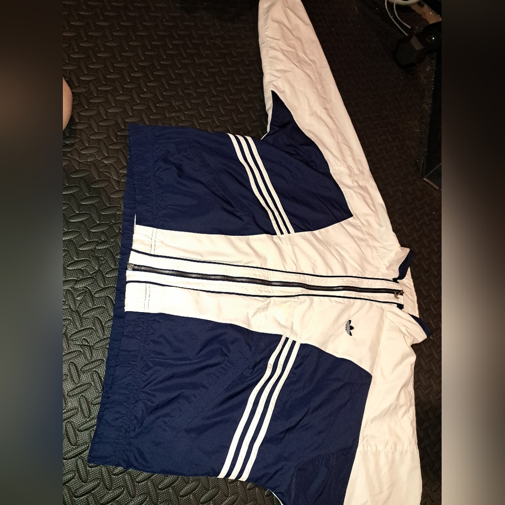 Vintage Adidas atheltic windbreaker / jacket - Picture 2 of 14